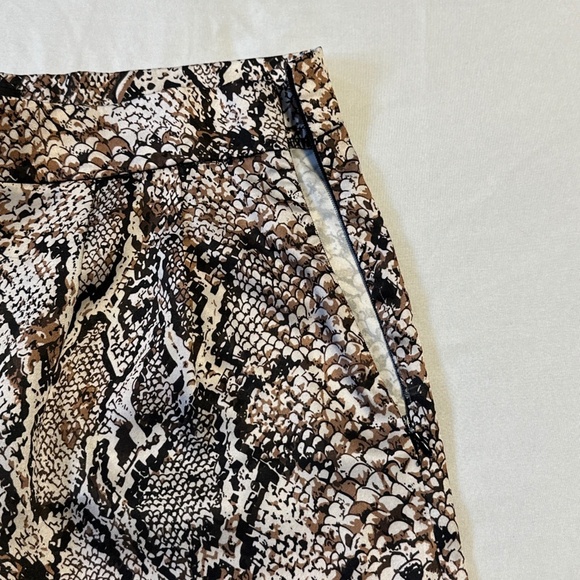 Snakeskin Print Palazzo Pants Luna Allegra Women's Medium Made In Italy Resort - Picture 3 of 8